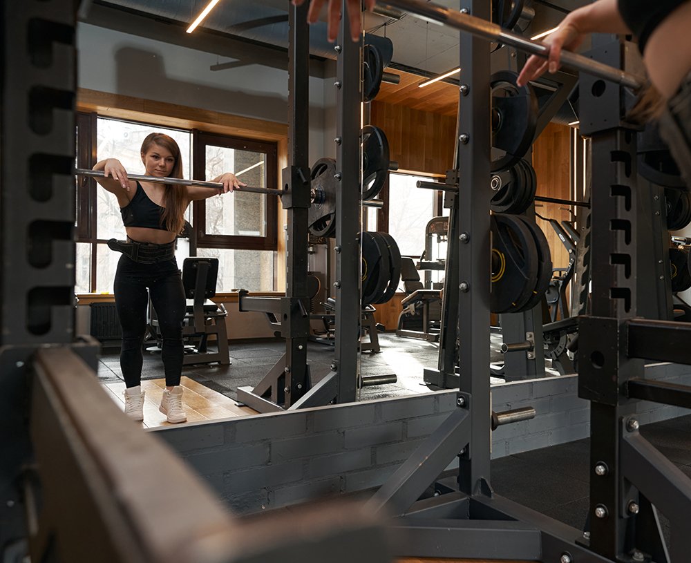 athlete in gym